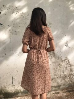 ĐẦM HOA NHÍ TAY PHỒNG