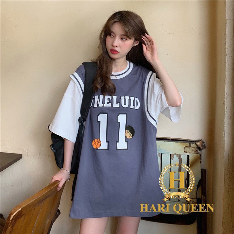 Áo thun Ulzzang 11 Uneluid - Áo phông Ulzzang Unisex form rộng tay lỡ, họa tiết số 11, style hiphop SIÊU HOT