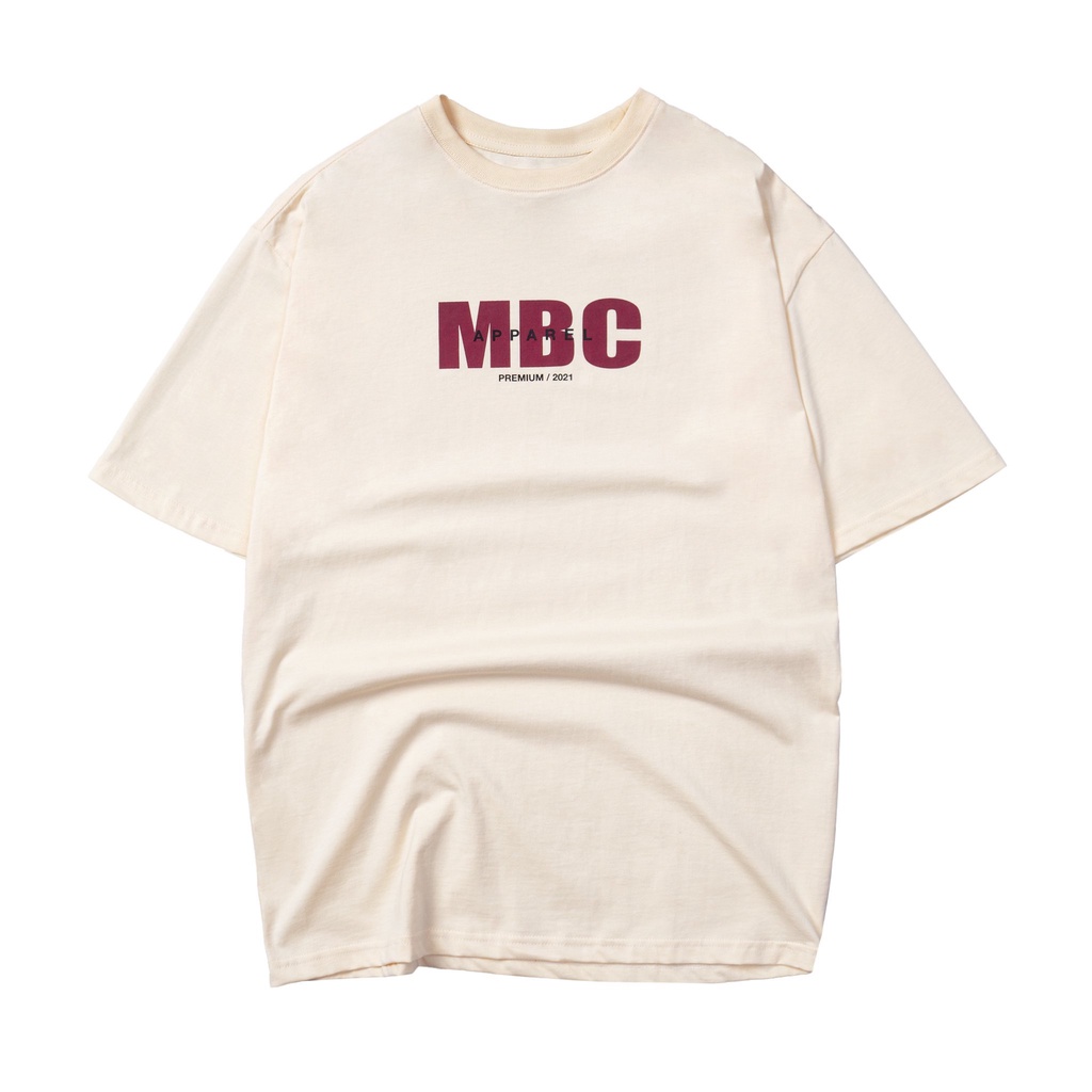 Áo Thun MBC Apparel Basic - Đen/Trắng/Kem/Xám/Xanh