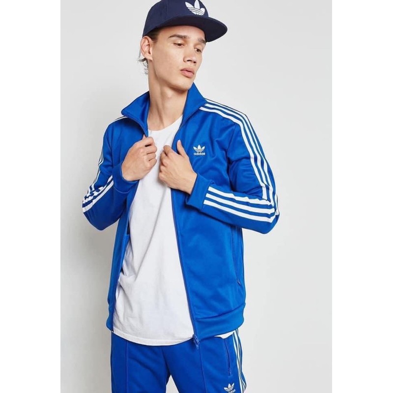 bộ nỉ đông adidas màu xanh lam