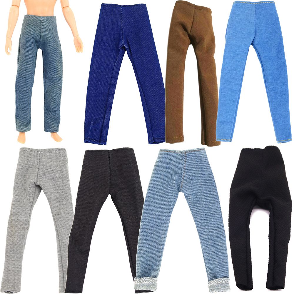 Quần jeans mini chất lượng cao cho búp bê tỉ lệ 1:6