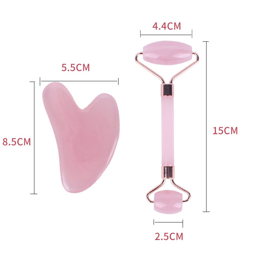 Con lăn mát xa guasha SUOLAER resin tự nhiên chống lão hóa da chăm khỏe tiện lợi