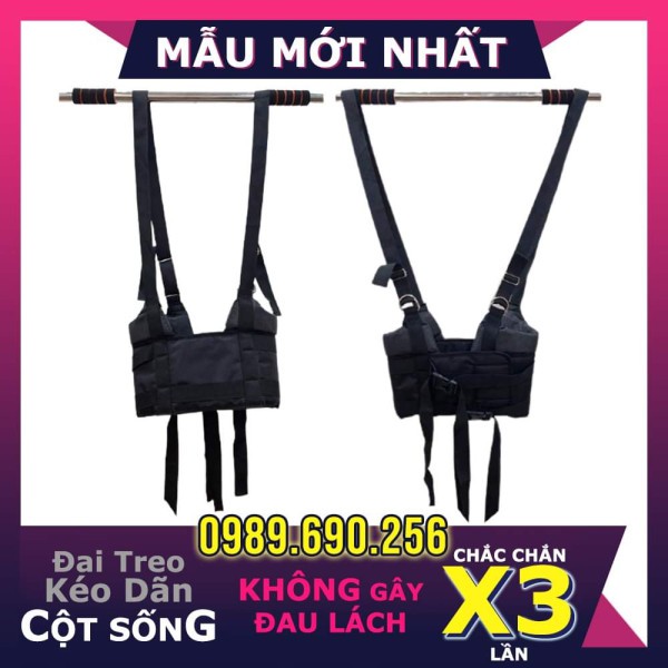 Đai treo xà đơn kéo dãn cột sống-MẪU MỚI-giảm đau cho người thoát vị đĩa đệm