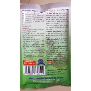 Chế phẩm men vi sinh nấm đối kháng trichoderma bacillus Đức Bình 200gr