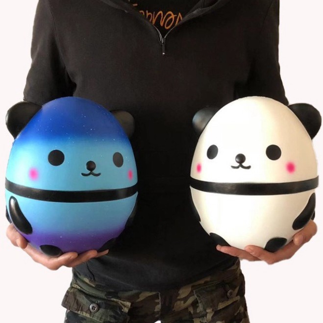 Squishy GẤU TRÚC PANDA TRỨNG MÀU TRẮNG Đại Khổng Lồ Chính Hãng
