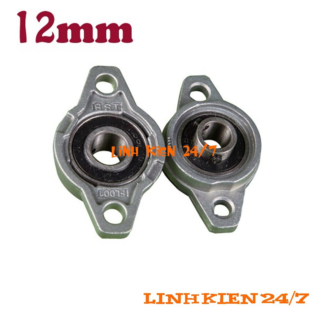 Gối Đỡ Vòng Bi Dạng Trục Ngang FL001 Trục 12mm (1 cái)