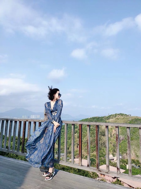 Đầm boho hàng cao cấp