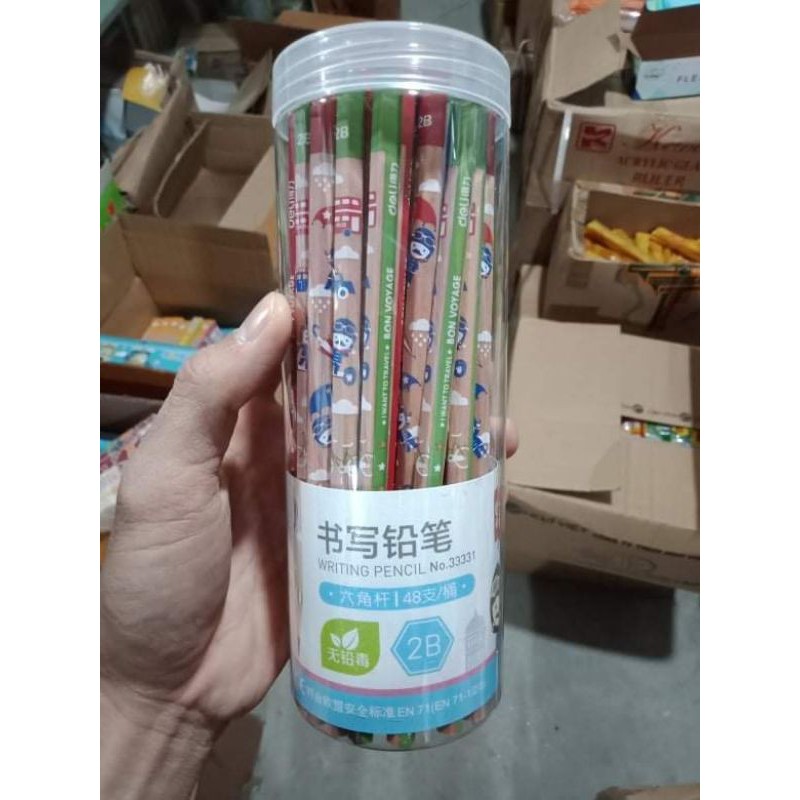 lọ 48 chiếc chì Deli 2B HT