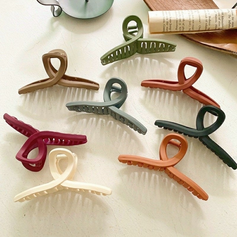 Kẹp tóc càng cua Hàn Quốc màu trong suốt  hot trend 2021  xinh xắn cho nữ