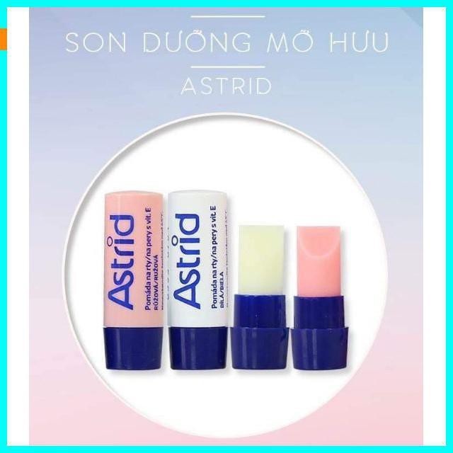 Son dưỡng môi mỡ hươu #Astrid hũ bé 3g Thương hiệu: Astrid Lindgren dưỡng môi, giảm thâm tẩy da chết