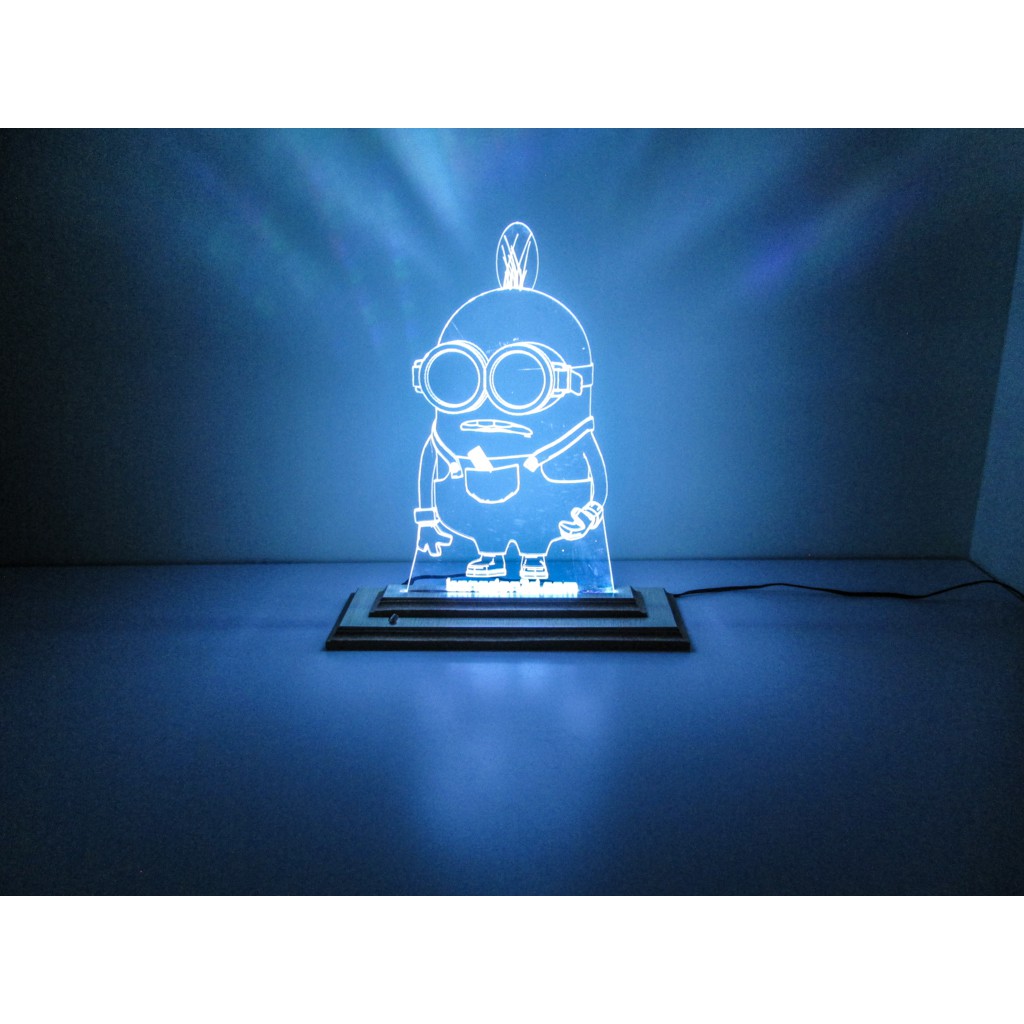 Mô Hình Đèn Led 3D Kẻ Cắp Mặt Trăng Minion