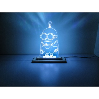 Mô Hình Đèn Led 3D Kẻ Cắp Mặt Trăng Minion