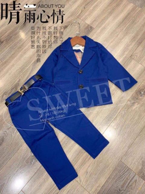 Combo Bộ  vest bé  trai 910.000