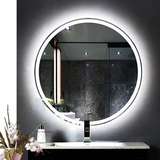 COMBO 2 GƯƠNG 60*80 ánh sáng vàng, bo góc, có cảm ứng