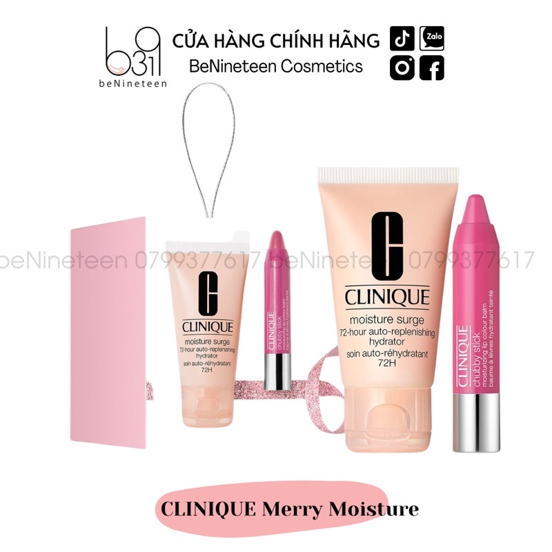 Set Kem Dưỡng + Son Clinique