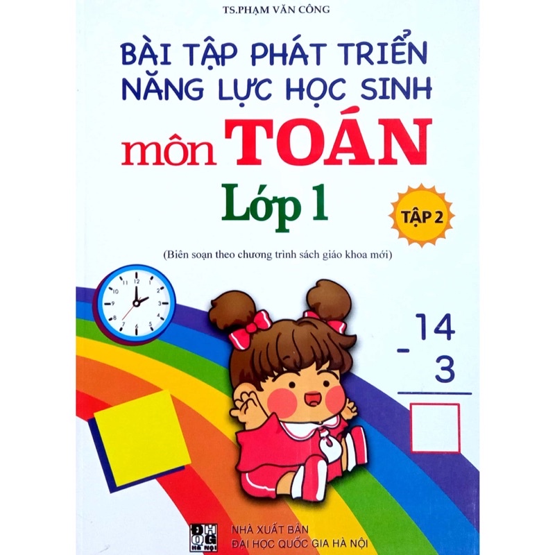 Sách - (Combo 2 tập) Bài Tập Phát Triển Năng Lực Học Sinh Môn Toán Lớp 1