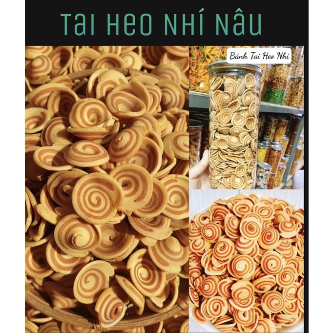 Ăn vặt các loại bánh tai heo siêu ngon hũ 350g
