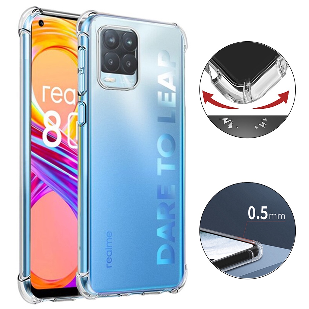 Ốp lưng oppo realme C35 X K3 5 5i 5s 6i 9i Pro Q C3 C12 C15 C25 C25s C21y C25y Narzo 50A prime 20 30A trong suốt