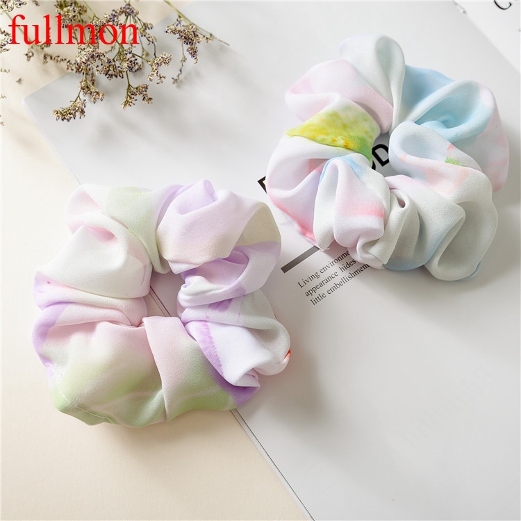 1pc Black &amp; White  Lattice Hair Ring Elastic Hair Bands Hair Accessories