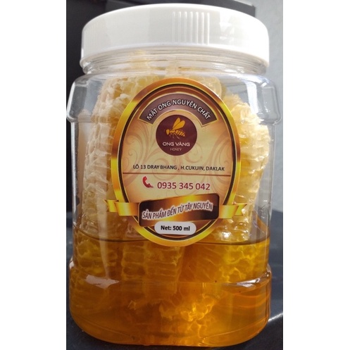 Mật ong nguyên sáp nguyên bánh tổ 500gr