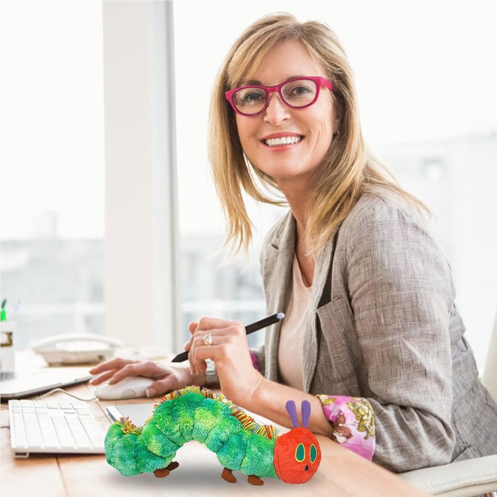 Thú Nhồi Bông Hình Sâu Bướm Mềm 25CM Cho Bé