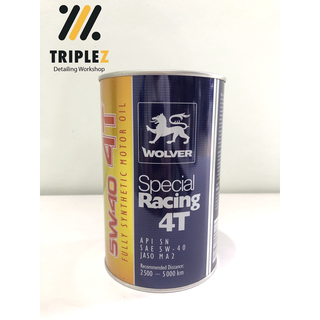 Nhớt tổng hợp siêu cao cấp cho moto,côn tay,xe tay ga.. Wolver Special Racing 5w40
