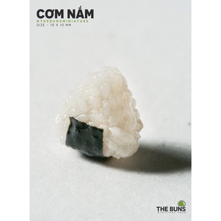 Mô Hình Miniature Cơm Nắm Bằng Đất Sét 10x10mm