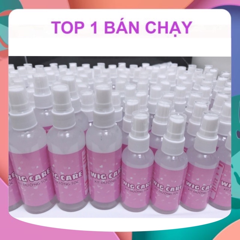 Xịt dưỡng tóc giả dạng chai xịt tiện dụng sỉ 10k