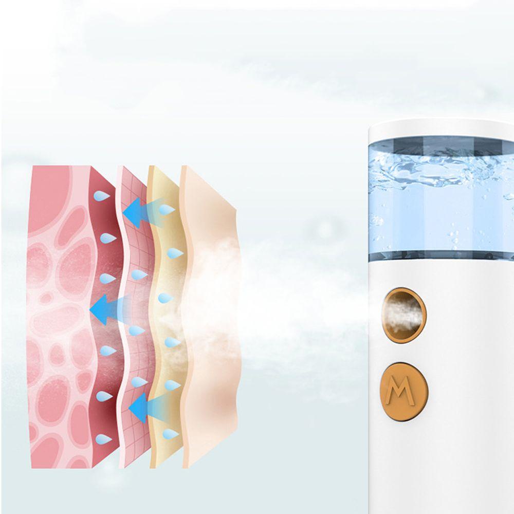 OCEANMAP Máy Phun Sương Nano Dưỡng Ẩm Chăm Sóc Da Mặt Sạc USB Nhỏ Gọn Dành Cho Bạn Nữ