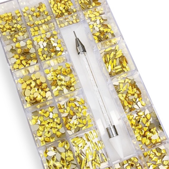 Combo Đá Nail Chân Bằng Kèm Phụ Kiện Móng ANGELICA KCB KCBDK