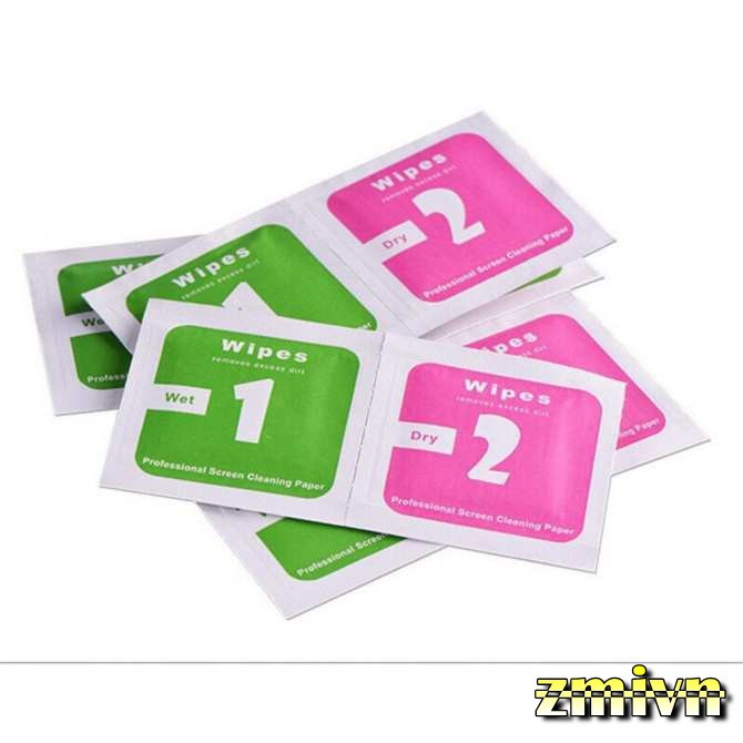 10 BỘ KHĂN LAU DÁN CƯỜNG LỰC KHÔ & ƯỚT
