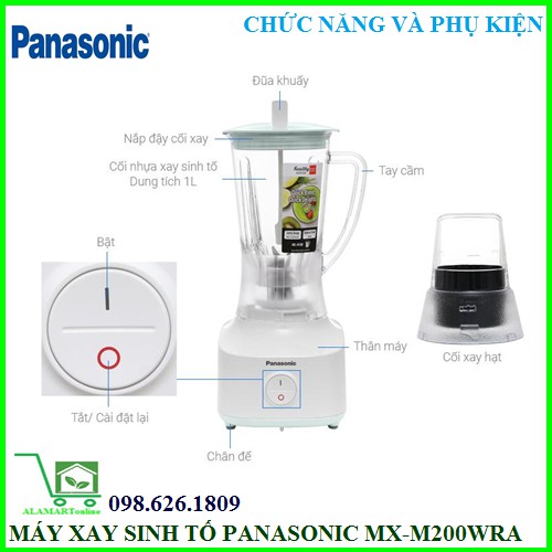 Máy xay sinh tố Panasonic MX-M200WRA