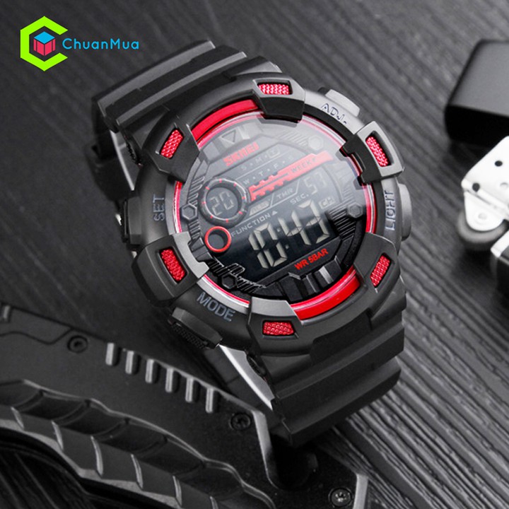 Đồng Hồ Nam SKMEI 1243 Sport Key Time Điện Tử Chống Nước 5ATM Mặt 50mm - DHA509 SK1243 | BigBuy360 - bigbuy360.vn