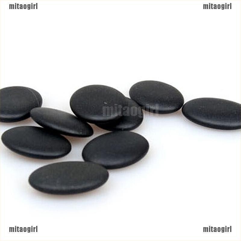 7pcs/set Hot Stone Massage Useful Basalt Rocks 3*4cm Size Black New