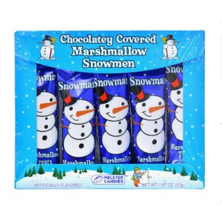 Kẹo Melster Chocolatey-Covered Santa Marshmallows hàng USA