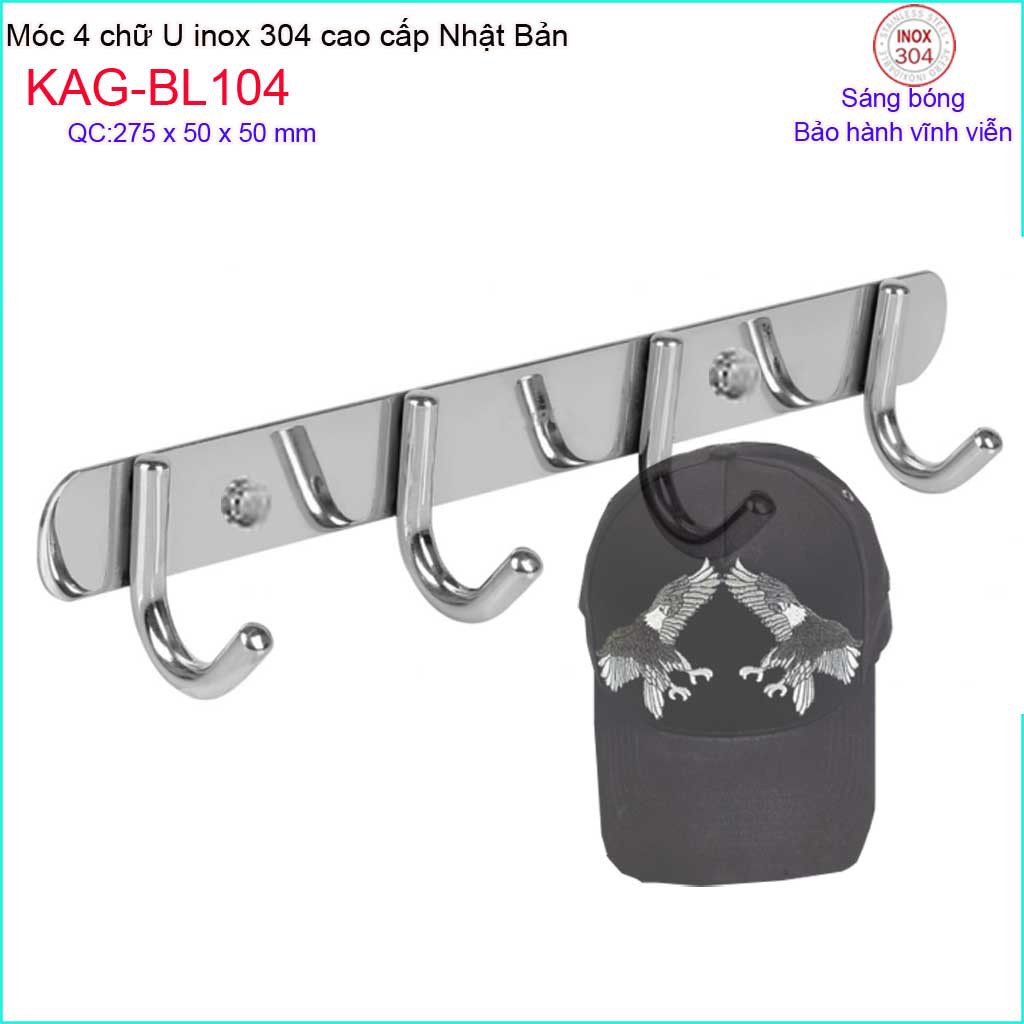 Móc khăn nhà tắm inox Kace, móc treo đồ Inox 304 Nhật Bản, móc khăn nhà tắm