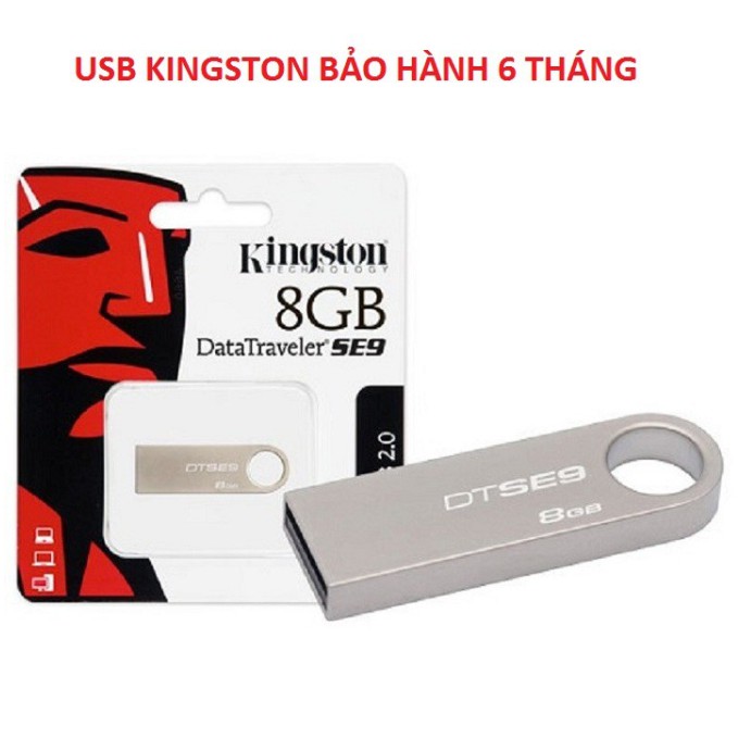USB 2.0 Kingston DataTraveler SE9 4G, 8G, 16G, 32G, 64G Chính Hãng, Chống nước, Chống Va Đập Bảo Hành 12 Tháng