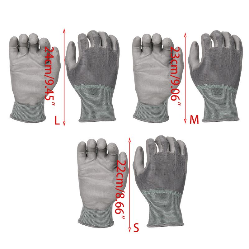 Găng Tay Nylon Mềm Thoáng Khí Chống Trượt Chống Mài Mòn Dùng Trong Xây Dựng