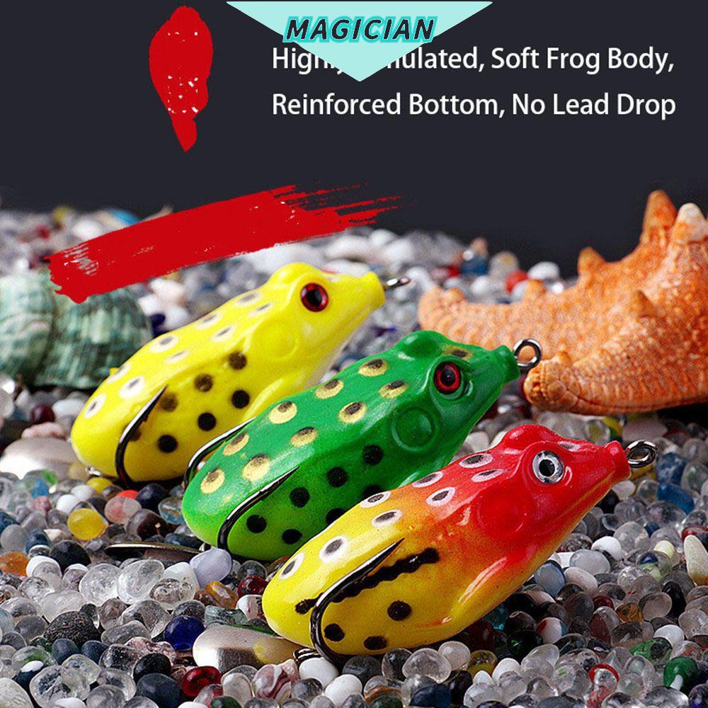 Mồi giả câu cá hình ếch 3D bằng nhựa