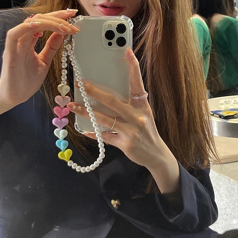 Ốp Điện Thoại Mềm Trong Suốt Đính Ngọc Trai Cho iphone 14 Pro Max 13 Pro Max 12 Pro Max 13 11 XR X XS 7 8 plus MiNi SE 2020