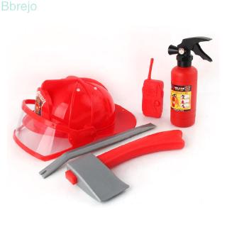 High quality Caps Accessories Fireman Costume Pretend Tool Dress-up Firefighter Role Play Red Fire extinguishers Toy