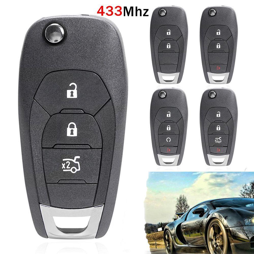 Chìa Khóa Điều Khiển Từ Xa 4 Nút 433MHz Cho Chevrolet Cruze Trailblazer Tracker Onix RS Onix