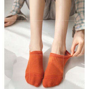 Bộ 10 Đôi Vớ cotton Cổ Ngắn Chống Trượt Dành Cho Nữ