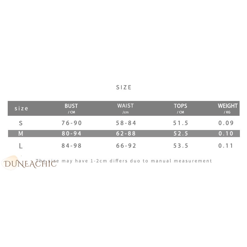 DUNEA Bộ Áo Liền Quần Không Tay Hở Lưng Gợi Cảm Dành Cho Nữ