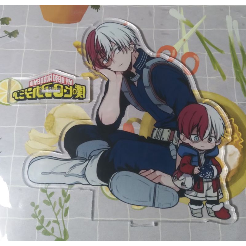 Mô hình standee nhân vật Todoroki Shoto My hero MHA anime nhật bản decor trang trí bàn học phòng ngủ xinh xỉu