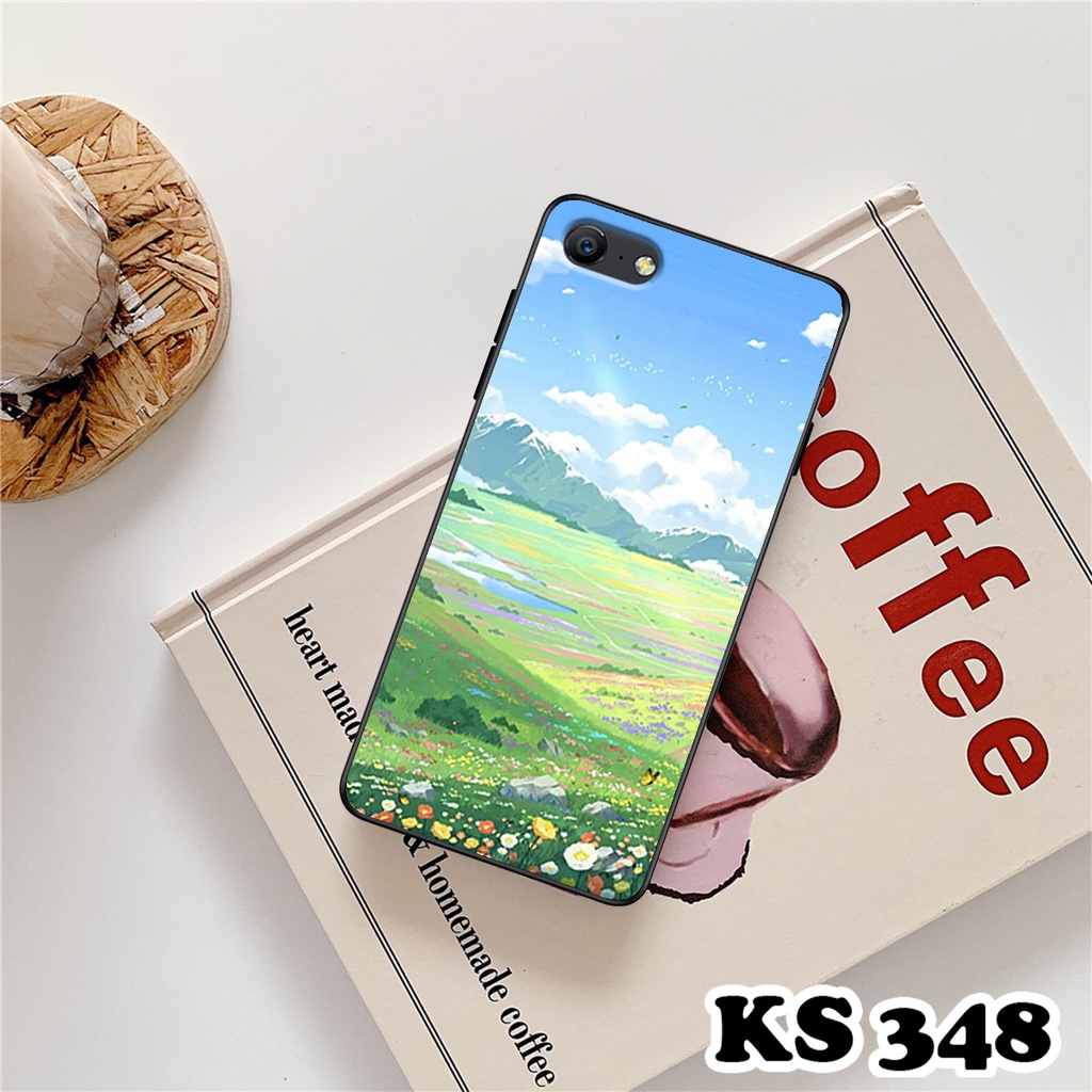 Ốp lưng Oppo A39 - Oppo A57 - Oppo F3 Lite - Ốp in hình Cánh đồng hoa - Chất liệu TPU siêu bền