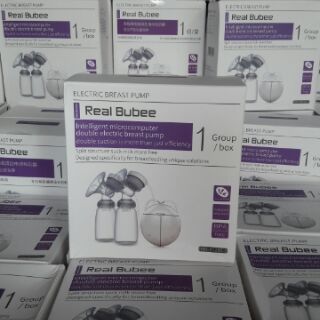 Máy hút sữa matxa điện đôi Real bubee