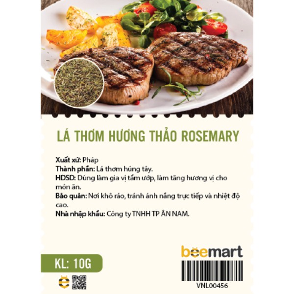 Lá Rosemary 10g (Lá Thơm Hương Thảo)