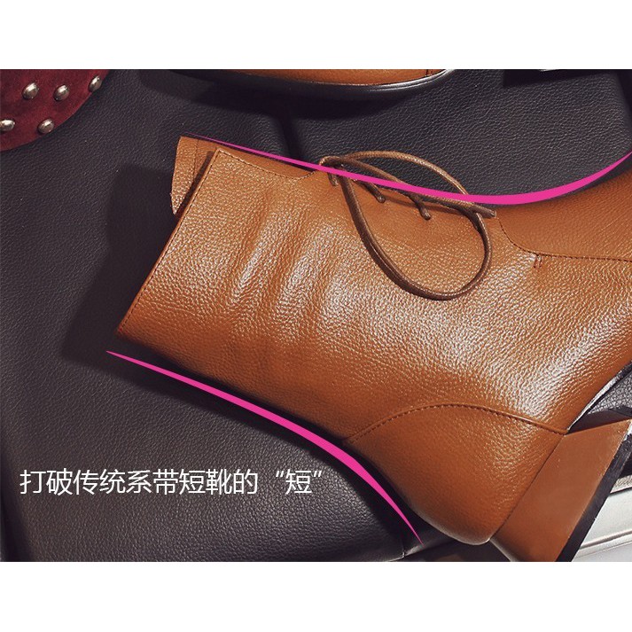 Boots  da nữ cá tính phong cách Hàn Quốc Bo18007