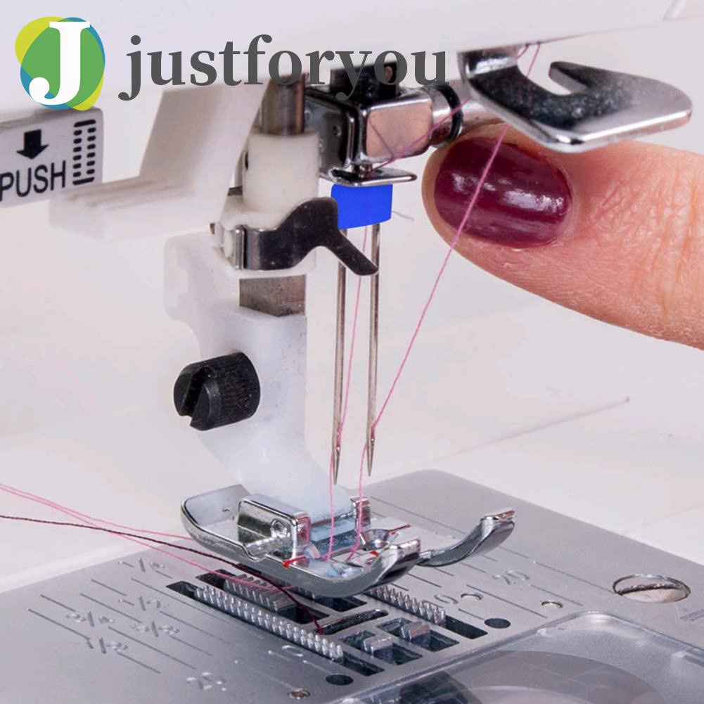 Justforyou2 3pcs Double Twin Needles Household Sewing Machine Pins Mix Size 2/3/4mm